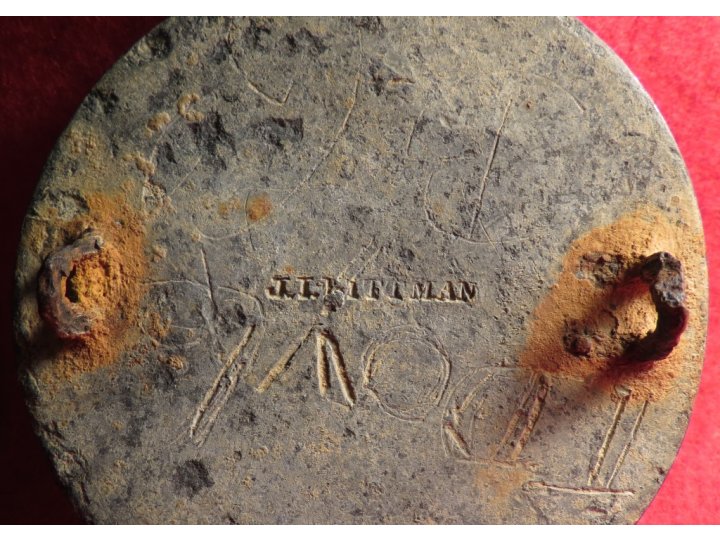 Eagle Plate - Stamped "J. I. Pittman"