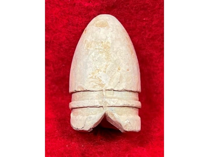 Confederate .58 Caliber Gardner Bullet - Carved