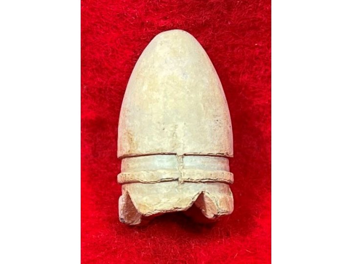 Confederate .58 Caliber Gardner Bullet - Carved