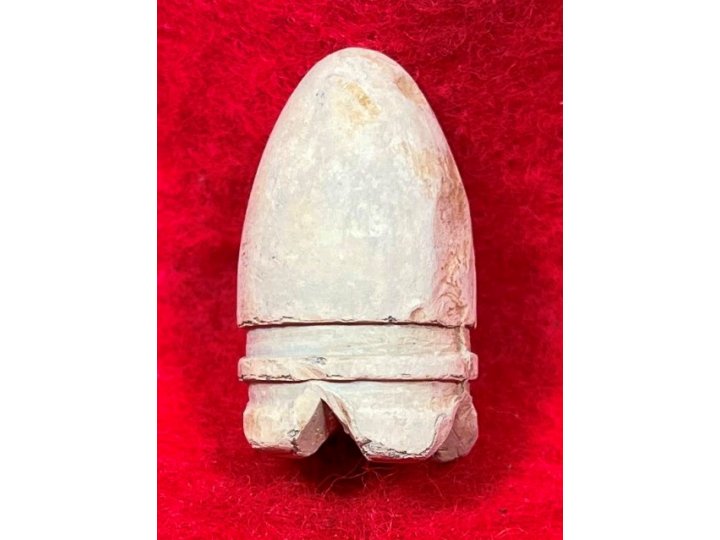 Confederate .58 Caliber Gardner Bullet - Carved