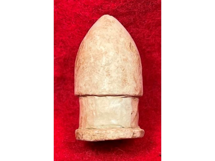 Carved .58 Caliber Three-Ring Bullet