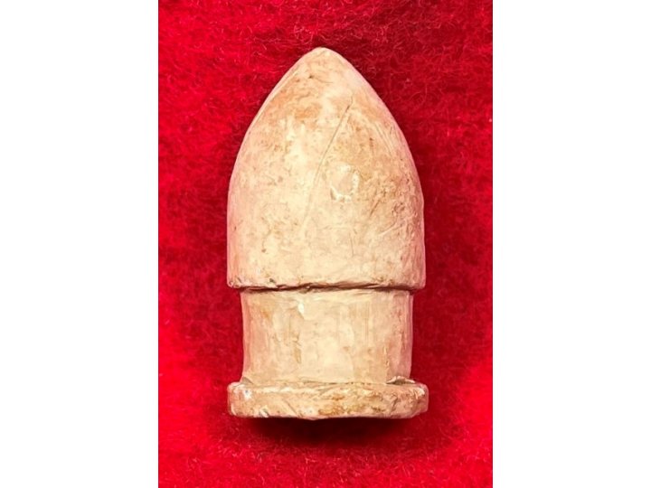 Carved .58 Caliber Three-Ring Bullet