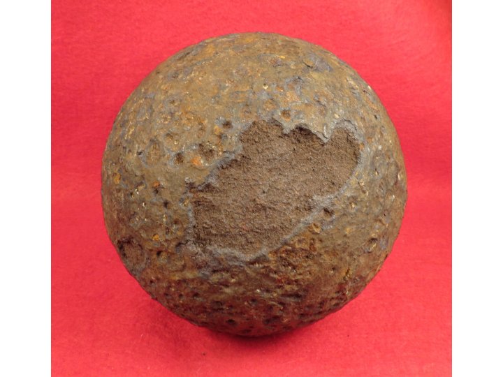 12 Pounder Solid Shot Cannonball