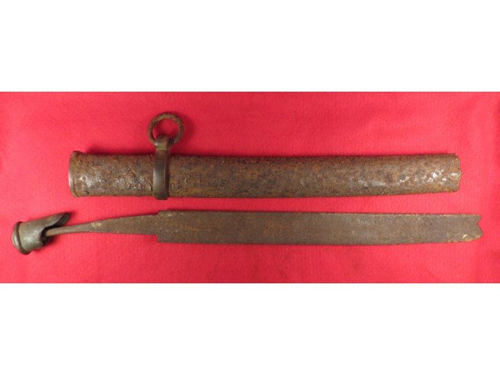 Confederate Saber & Scabbard Remains