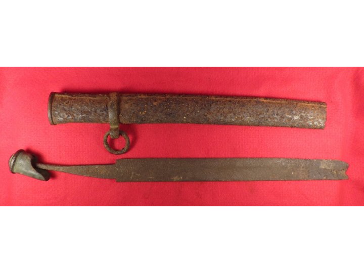 Confederate Saber & Scabbard Remains