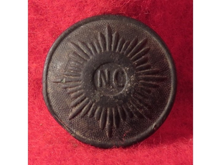 North Carolina Sunburst Button - Rare NC 14