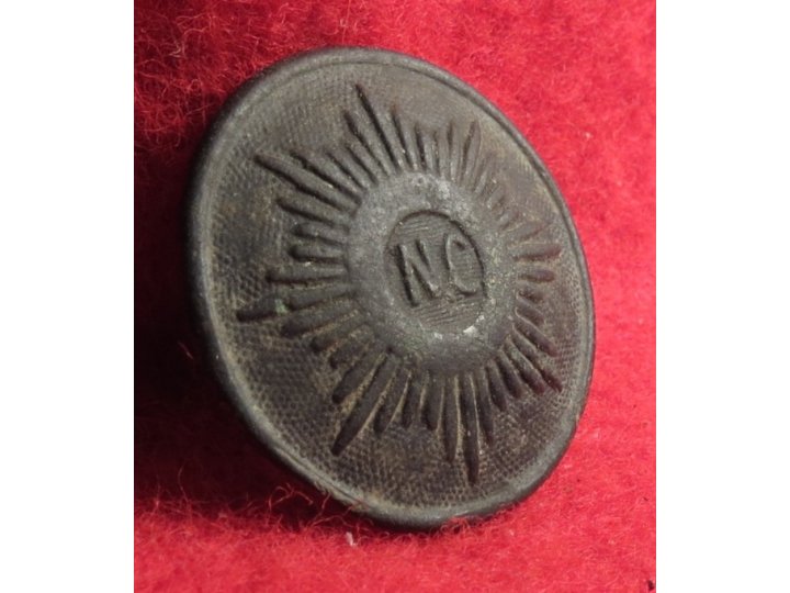 North Carolina Sunburst Button - Rare NC 14