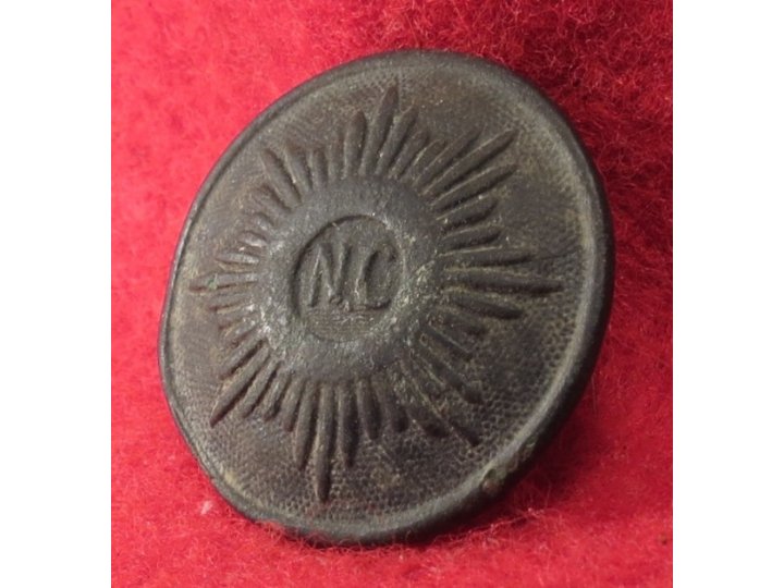 North Carolina Sunburst Button - Rare NC 14