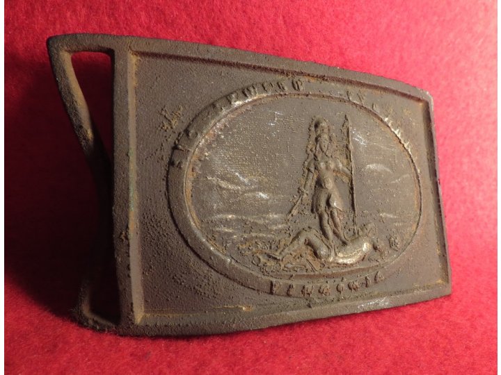 Virginia Sword Belt Buckle ca. 1857-1861