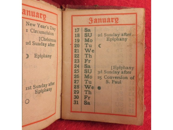1903 Petite Calendar and Stamp Case