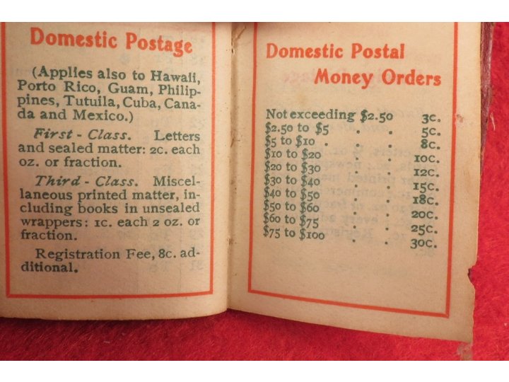 1903 Petite Calendar and Stamp Case