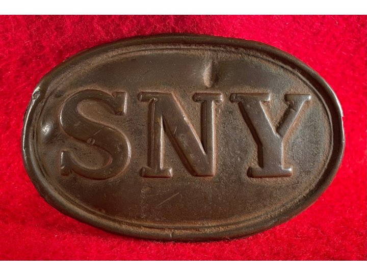 State of New York "SNY" Belt Buckle