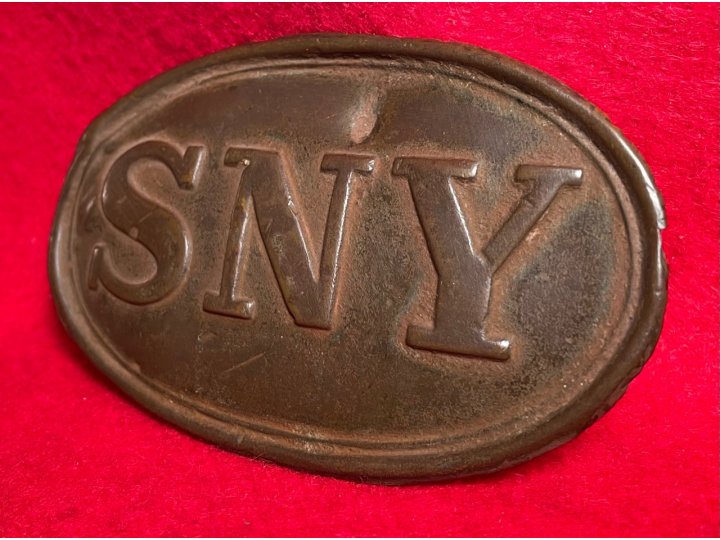 State of New York "SNY" Belt Buckle