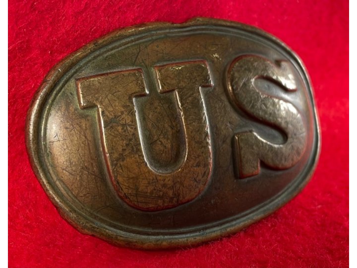 US Belt Buckle - Manufacturer Marked "W. H. SMITH BROOKLYN"