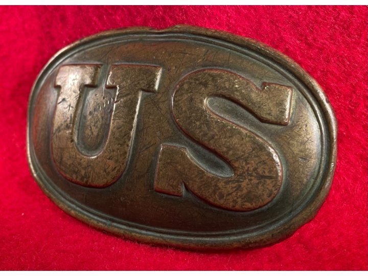 US Belt Buckle - Manufacturer Marked "W. H. SMITH BROOKLYN"