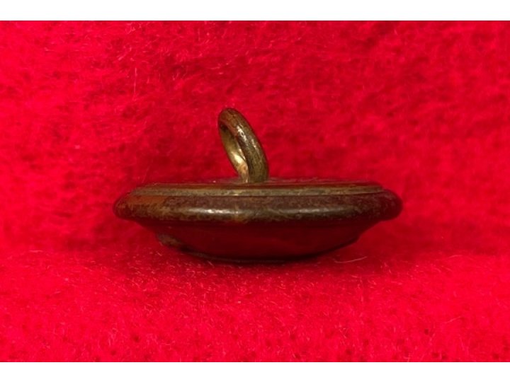 Confederate Infantry Coat Button - Lined I - Non-Excavated