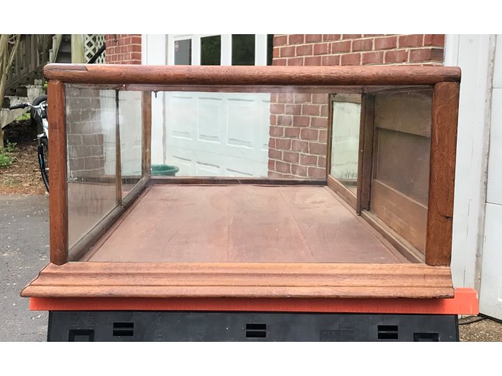 ON SALE - Antique Counter-Top Wood Display Case - Francis X. Ganter - Manufacturer