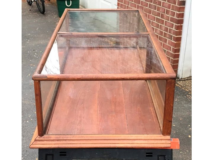 ON SALE - Antique Counter-Top Wood Display Case - Francis X. Ganter - Manufacturer