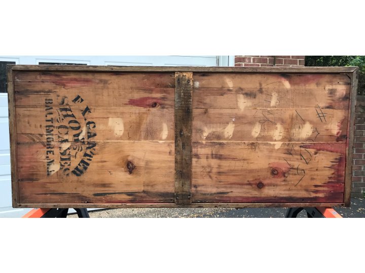 ON SALE - Antique Counter-Top Wood Display Case - Francis X. Ganter - Manufacturer