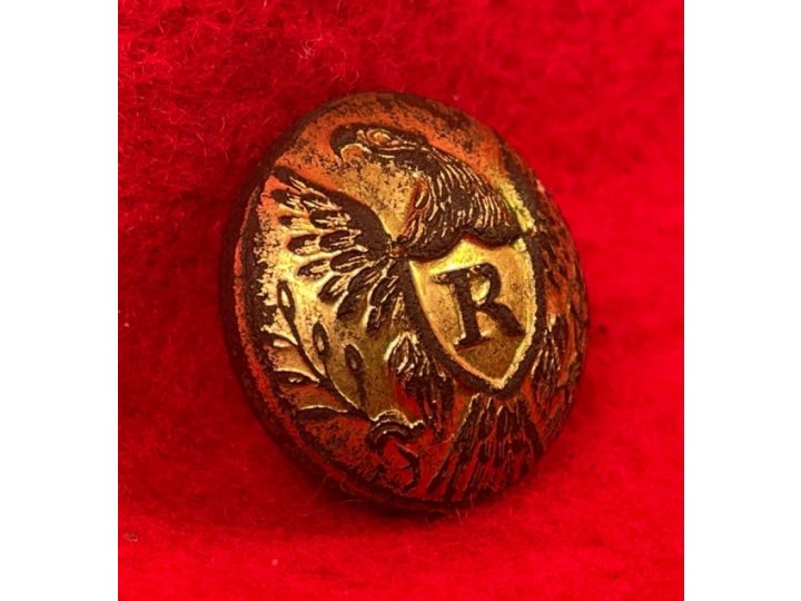 Federal Rifleman Coat Button - Excavated High Quality