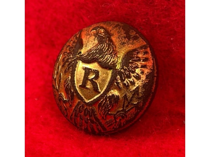 Federal Rifleman Coat Button - Excavated High Quality