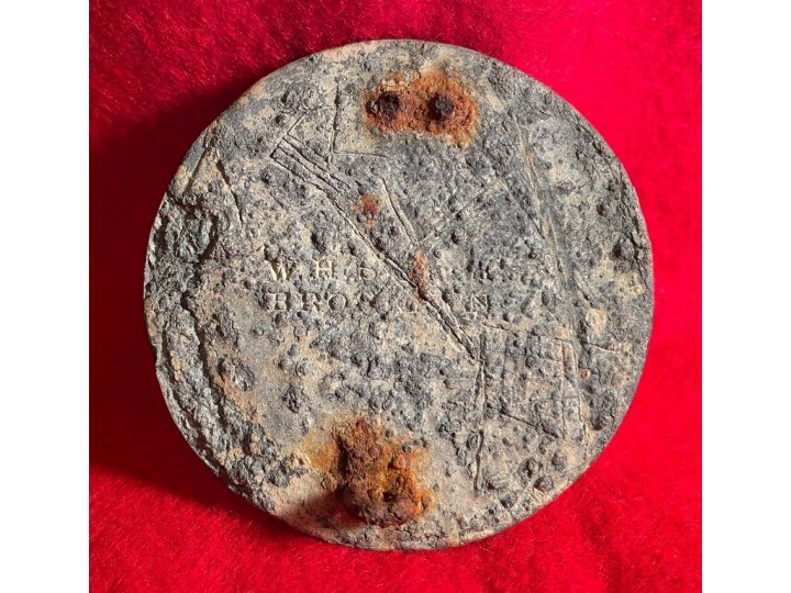 Eagle Plate - Manufacturer Marked "W. H. SMITH / BROOKLYN"