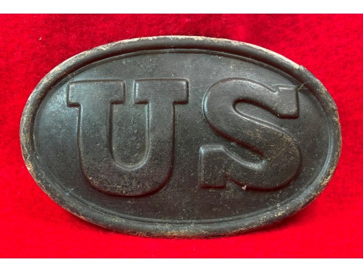 US Cartridge Box Plate - Contractor Marked "W. H. SMITH / BROOKLYN"