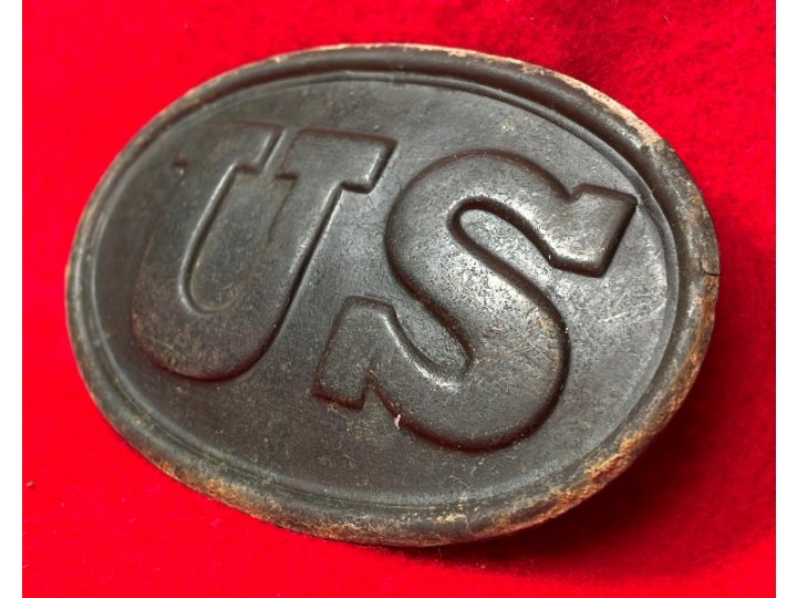 US Cartridge Box Plate - Contractor Marked "W. H. SMITH / BROOKLYN"