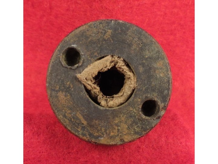 Confederate Time Fuze Adaptor for Spherical Projectile