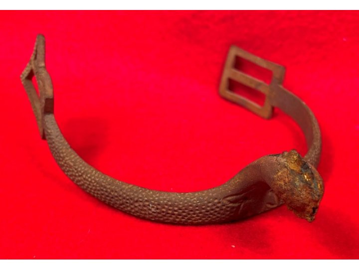 Federal Cavalry Spur - Stippled Brass