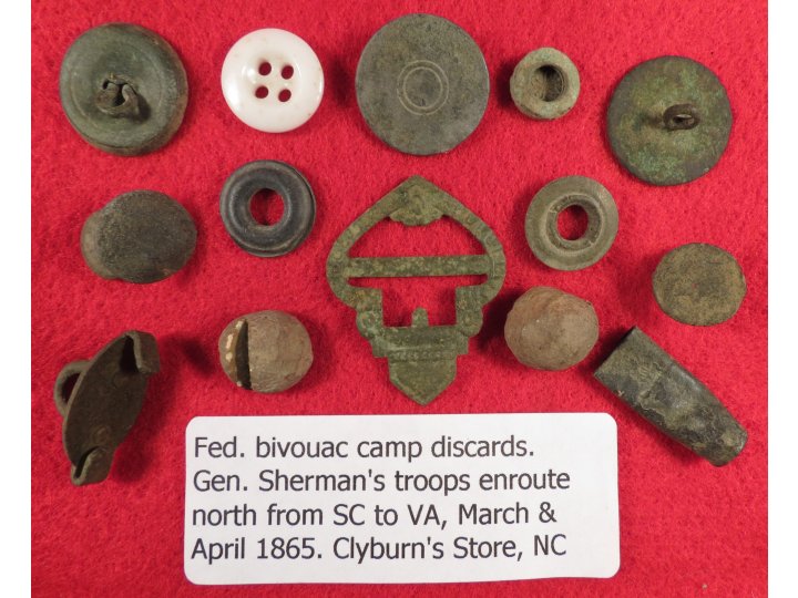 Federal Bivouac Camp Discards - Clyburn's Store