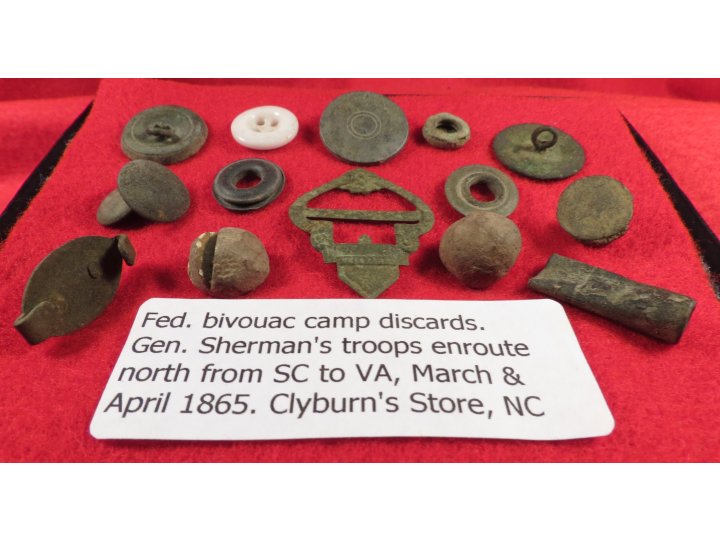 Federal Bivouac Camp Discards - Clyburn's Store