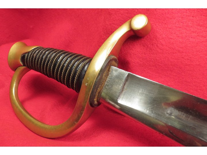 Ames Artillery Saber and Scabbard - "CONN 1862"