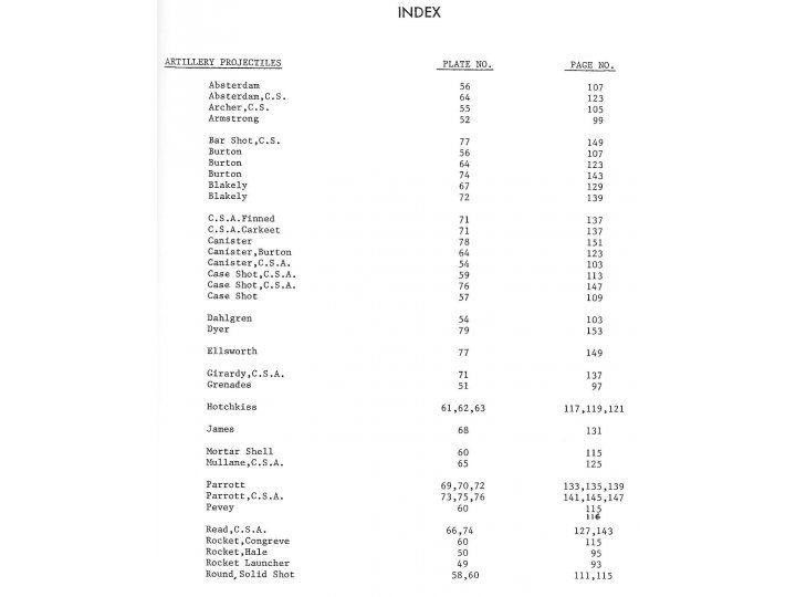 Civil War Projectiles Small Arms and Field Artillery - Rare First Edition - Signed - Registered Copy