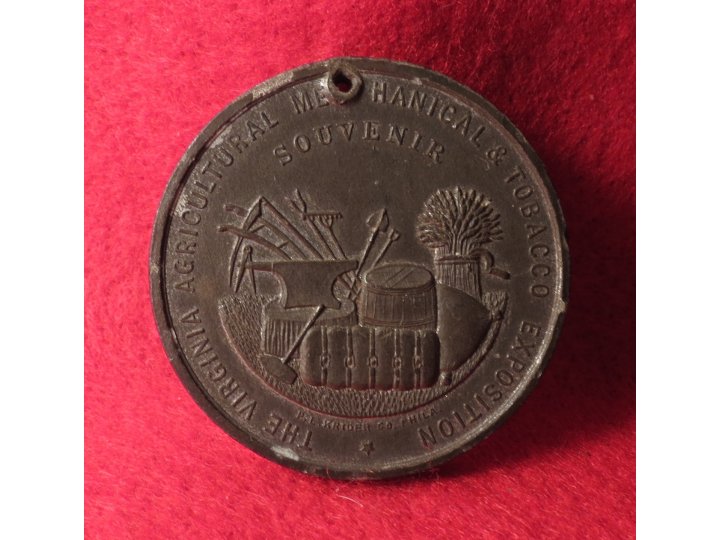 (a) Virginia Agricultural, Mechanical & Tobacco Exposition Souvenir Medal - 1888