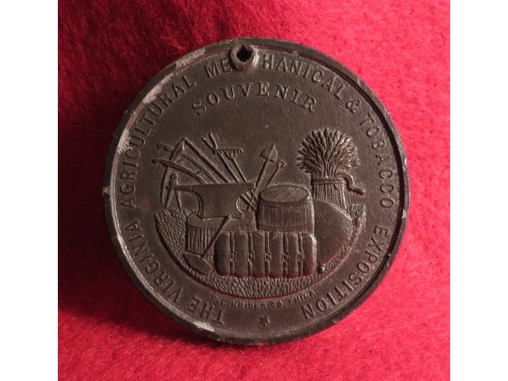 (a) Virginia Agricultural, Mechanical & Tobacco Exposition Souvenir Medal - 1888