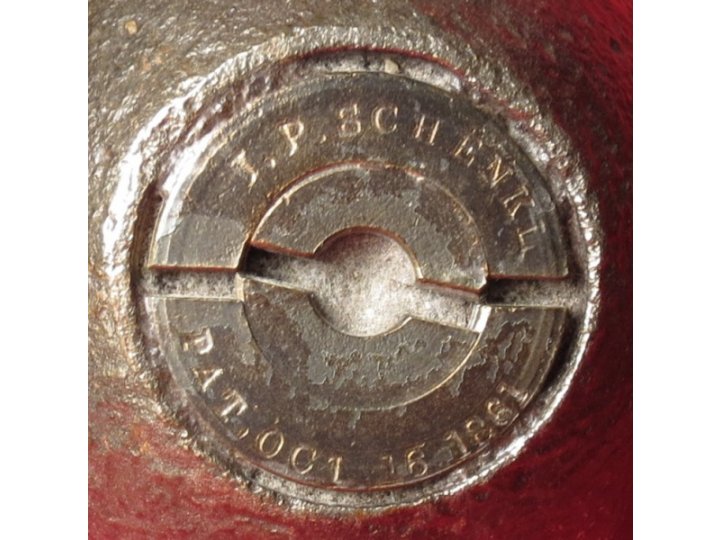 US 20 Pounder Read-Parrott Shell - Schenkl Percussion Fuse