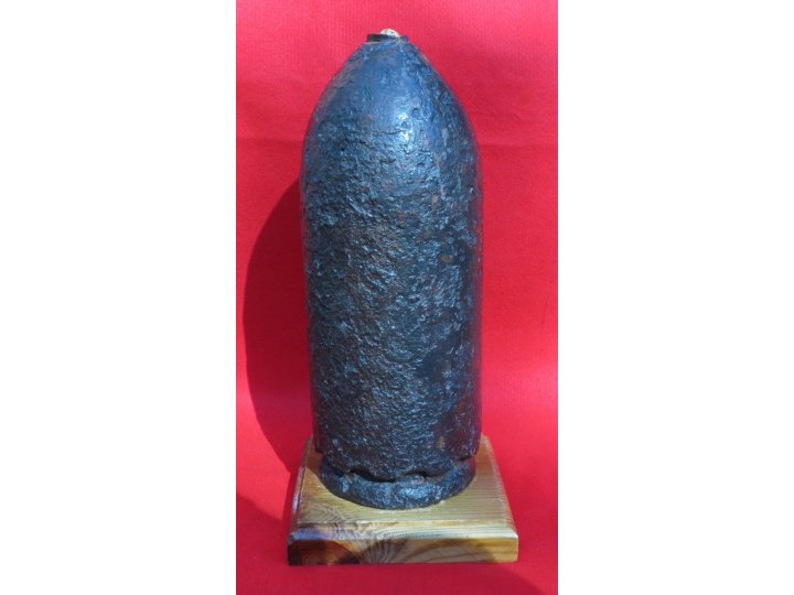 Federal 100 Pounder "Short Pattern" 6.4-Inch Parrott Shell with Rare Navy Fuse