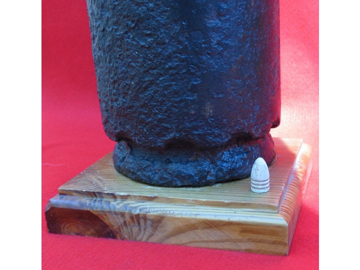 Federal 100 Pounder "Short Pattern" 6.4-Inch Parrott Shell with Rare Navy Fuse