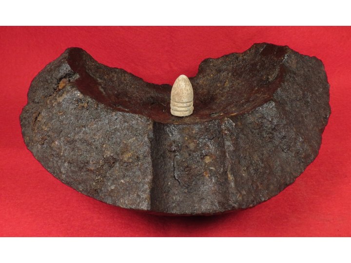 Huge Artillery Fragment from Eight Inch Mortar Shell