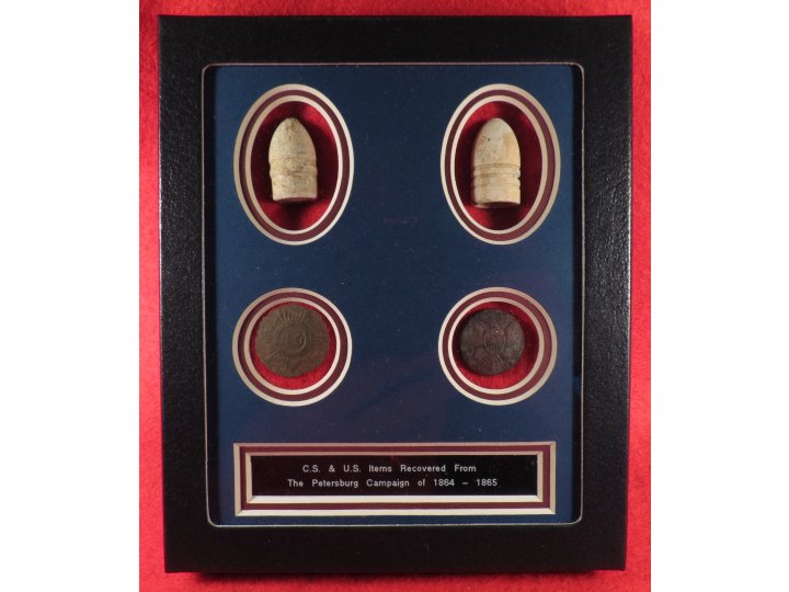 US & CS Bullet and Button Display - Includes NC Sunburst Button