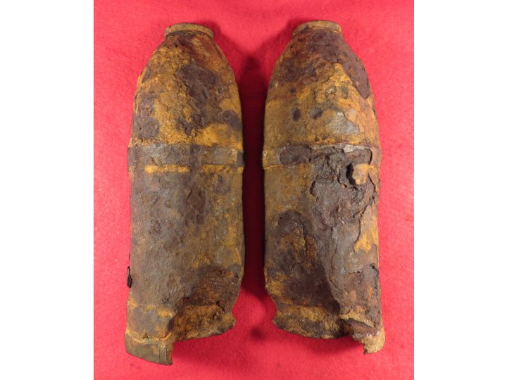 Confederate 3-Inch Bourreleted Read Shell - Virginia 1864 Model