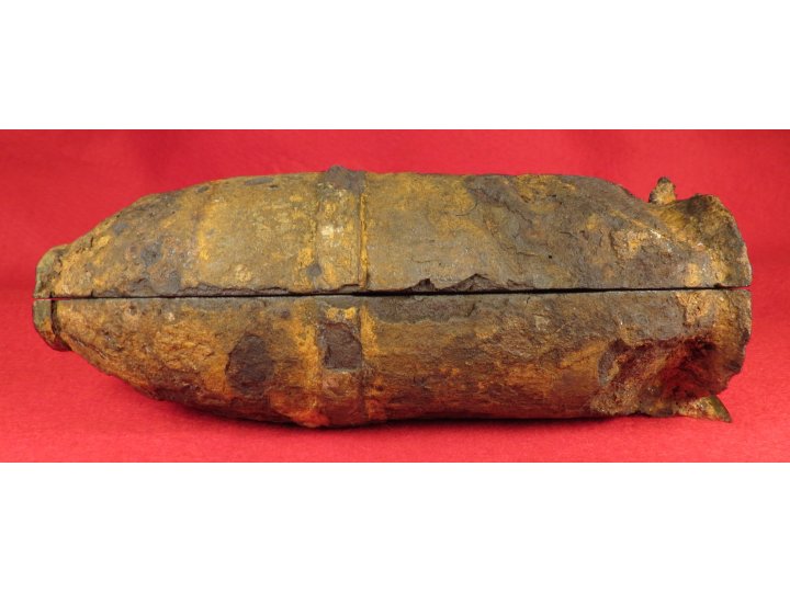 Confederate 3-Inch Bourreleted Read Shell - Virginia 1864 Model