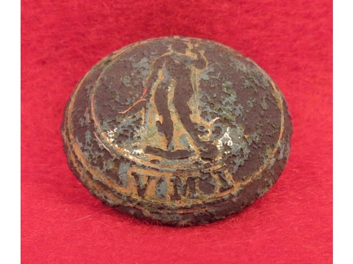 Rare VMI - Virginia Military Institute Cadet Coat Button - Appomattox