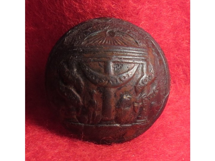 Georgia State Seal Coat Button