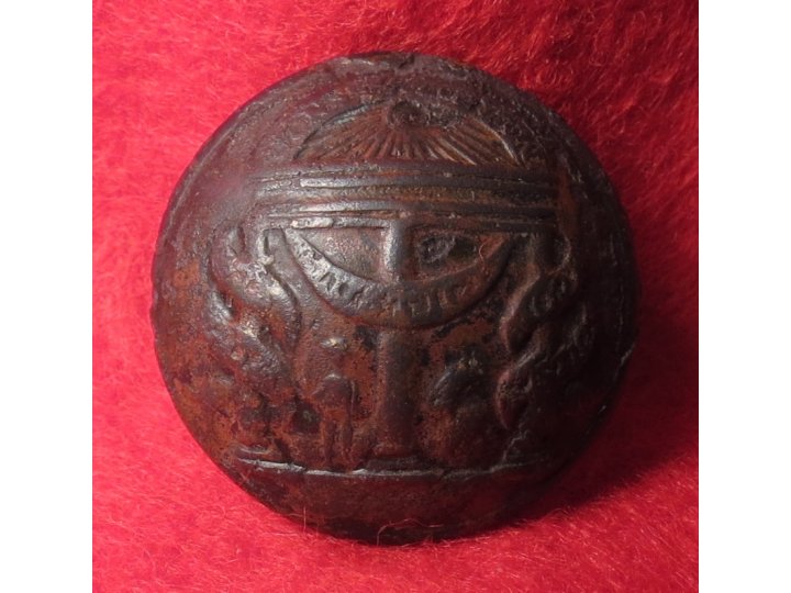 Georgia State Seal Coat Button