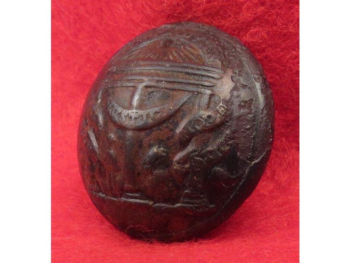 Georgia State Seal Coat Button