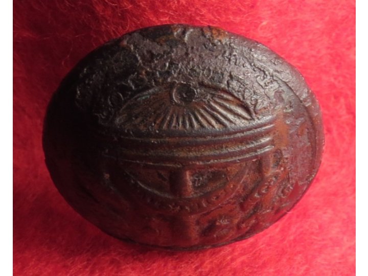 Georgia State Seal Coat Button