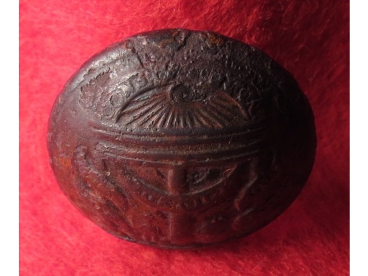 Georgia State Seal Coat Button