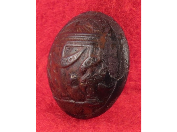 Georgia State Seal Coat Button